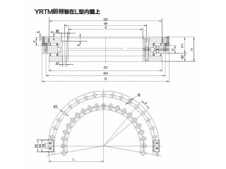 YRTM帶集成角度測量系軸承尺寸規格圖2
